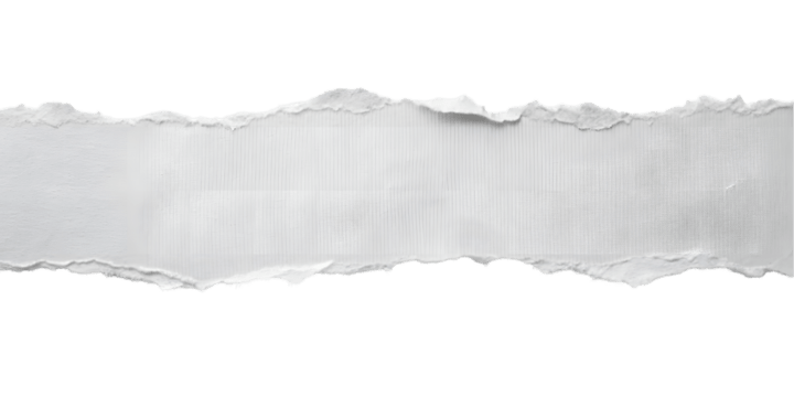 A torn piece of paper